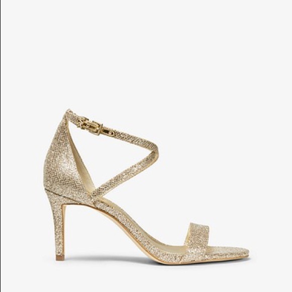 MICHAEL MICHAEL KORS Ava Glitter‎ Mesh Sandal - Picture 6 of 7